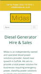 Mobile Screenshot of midas-uk.co.uk